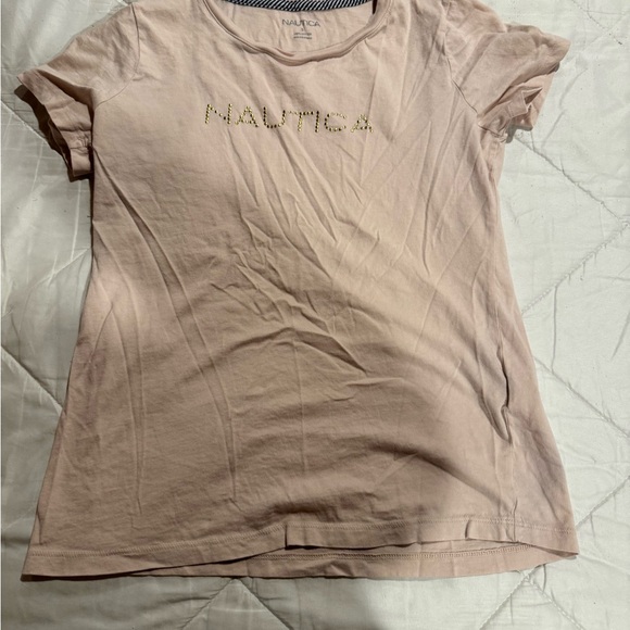 Nautica Women's Pink T-Shirt - Picture 1 of 3